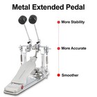 Double Bass Drum Pedals Direct Drive Bass Drum Pedal Kick Drum Pedal With Two   