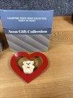2 vtg avon Gift Collection teddy Bear Valentine Collection