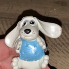 Vintage Pound Puppies Micro Galoob  4 Mini Figures 1990 s Brown White Black