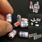 Dollhouse Budweiser Miniature Cans 1 12 Scale Very Realistic