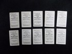 A105 Lot Of 10 Ogdens Tabs Cigarette Cards Early 1900s