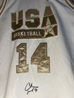 Charles Barkley Signed Gold Usa Olympic Jersey Nike Dream Team Autograph Jsa Coa
