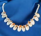 Natural Shell Choker Necklace Surfer Nature Beach Bib Statement Unique Gift Vtg