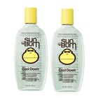 Aloe Vera Gel For Sunburn Relief - Vegan After Sun Care  Hydrating 8 Oz  2 Pack 