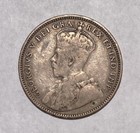1912 Newfoundland 20 Cent Silver Coin King George V