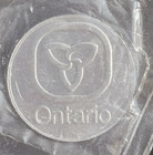 1984 Ontario Bicentennial Trade Dollar Token Trillium Coat Of Arms Souvenir Coin