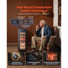 Uimoso 33l Electric Humidor Cabinet With Temperature Control For 250 Cigars