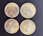 Lot Of 4 Canadian Silver Dollars