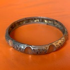 Very Rare Ancient Roman Era Silver Color Bracelet Amazing Engraved Antique