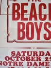 Beach Boys 1975 Indiana Concert Poster 13 5x17 Very Rare