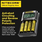 Nitecore Ums4 Four-slot Intelligent Usb-c Battery Charger     Lcd Display  Qc 3 0