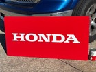 Vintage  honda Dealer  X-large Metal Dealer Sign  48 x24   Nos new Old Stock