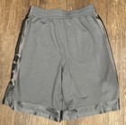 Nike Elite Youth Xl Basketball Shorts Dri-fit Gray Black Boys Da0173-084 Gym  32