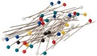 Dritz Color Ball Pins 200 Ct 116 Inch Multi Color Heads For Sewing Fabrics