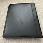Mckinley Made In America Black Leather Open 3-ring Binder organizer legal Folio