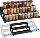 3-tier Expandable Spice Rack Organizer  14 -26   Black