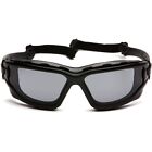 1 Pr Padded Smoke Gray Anti Fog Safety Glasses Ansi Z87  Protective Work Eyewear