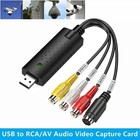 Usb 2 0 Audio Video Vhs To Dvd Vcr Pc Hdd Converter Adapter Digital Capture Card