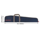 42-inch Rifle Gun Case Soft Tactical Case In Blue And Tan For Firearm Storage