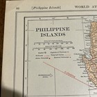 Antique 1914 Map Of Philippine Islands 11x15 Inches