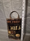 Primitive Rustic Metal Hanging Basket Organizer Farmhouse Decor Preowned 