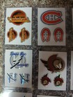 Nhl Hockey Prismatic Stickers Early 1990 s Vintage 17 Teams