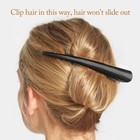 Alligator Hair Clips 5 Inch Metal Duckbill Salon Styling Clips 6 Pack