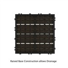 6 Pack Outdoor Patio Deck Snap Tiles 11 75 X 11 75 Heavy Duty Brown 3 4 In High