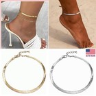 Titanium Steel Snake Bone Chain Anklet Women s Ankle Foot Jewelry Bracelet Gifts
