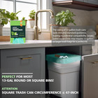 Compostable Trash Garbage Bags  13-15 Gallon Tall Kitchen Trash Bags heavy Duty 
