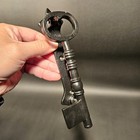 Antique Vintage Style Black Cast Iron Key Door Knocker