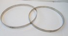 Wfl Ludwig Drum Hoops Pair Vintage 12    No Flange  Tom  For Set Read