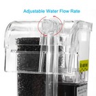 Aquarium Hang On Hob Power Filter 5 Gallon Rimless Small Fish Tank Filter 90gph