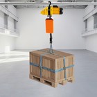 1 Ton Electric Chain Hoist Single Phase Crane Hoist 2200lbs Load 13ft Lift 1500w