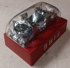 New Simplex 4906-9202 Fire Alarm Strobe Red  fire  Marked 074326