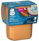 Gerber 2nd Foods Apple Mango W  Rice Cereal Baby Food Non Gmo     2 Ct     Pack Of 4