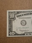  10 1950e Star Federal Reserve Note G30138229  Series E Ten Dollar Chicago Bill