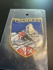 Vtg Zermatt Switzerland Ski Skier Sew On Patch