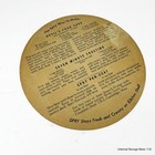 Vintage Spry Devil s Food Cake Recipe Advertising Die-cut Cardboard Sign 1940s