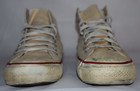 Vintage Converse Chuck Taylor White High Top 70s 80s Size 8 All Star Made In Usa