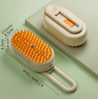 1 Pc 3-in-1 Electric Pet Brush - Steam  Massage   Hair Removal For Dogs cats 