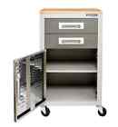 Seville Classics Ultrahd 2-drawer Rolling Storage Cabinet -granite