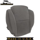 2007-2013 For Toyota Tundra Grade Cloth Fabric Driver Bottom Seat Cover Gray