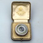 A Very Rare Antique Asprey Sterling Solid Silver And Enamel Pill Box C 1909