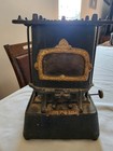 Double Burner Antique  1800s Cast Iron Kerosene Oil Camp Stove Heater Sad Iron