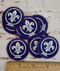 Bsa Boy Scouts  World Crest Scout Emblem  Felt Back  single Patch 