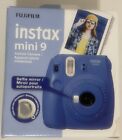Fujifilm Instax Mini 9 Instant Camera Cobalt Blue - Open Box - Read - Free Ship