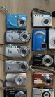 Lot Of 22x Digital Cameras  Canon  Sony  Etc - For Parts Or Repair Only Read Des
