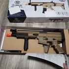 Fn Herstal Scar-l Airsoft Rifle 6mm 400 Fps Spring Gun W  Magazine Softair