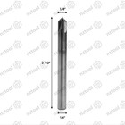 5pcs 4 Flute 90 Degree 1 4  Carbide Chamfer Mills - Single End - Altin Coated